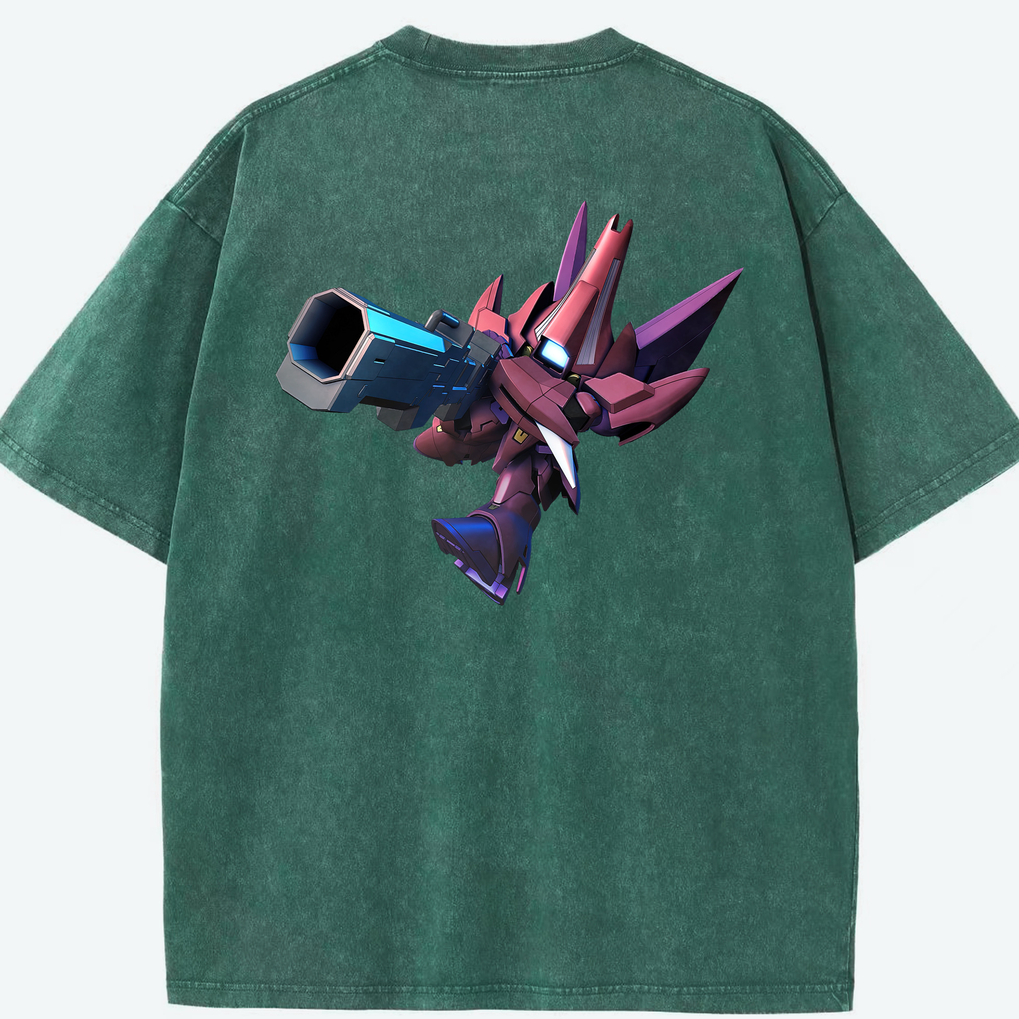 （画像用） 機動戦士ガンダム Mobile Suit Gundam 綿100% ヴィンテージ風 半袖Tシャツ（背面プリント）